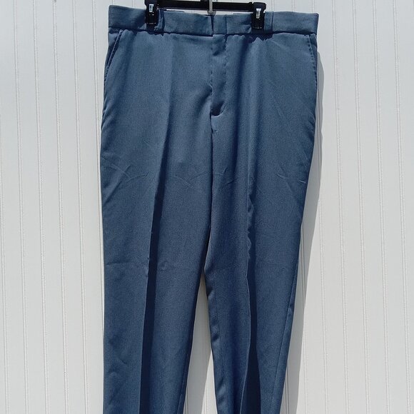 Flying Cross Fechheimer Uniform Pants 42 French Blue Unhemmed Poly Garbadine NEW - Picture 2 of 15